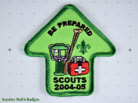 Click to enlarge 2004-05 Scouts Be Prepared